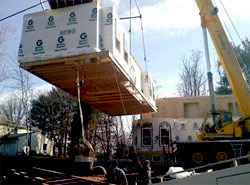 Malek home on Minot Road, Concord, MA under construction