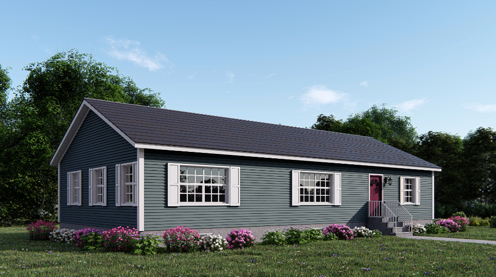 Three Bedroom Ranch, 1,352 sq ft turnkey modular home on sale from Millbrook