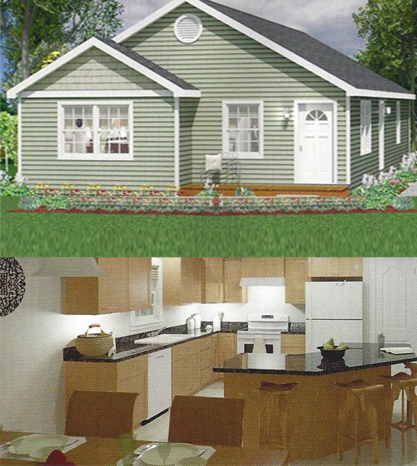 Sierra ranch modular home model by Millbrook