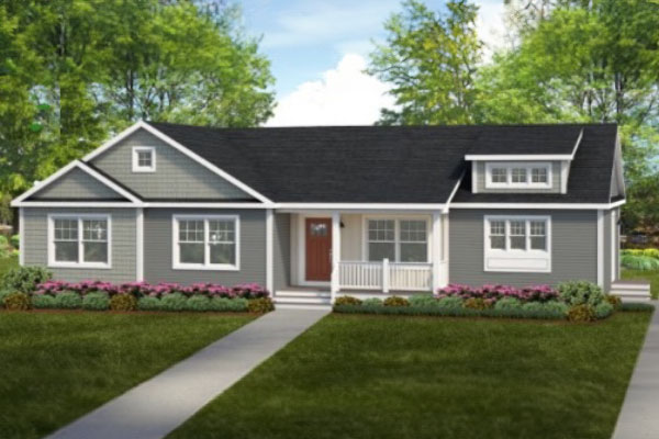 Snyder Ranch ranch modular home model by Millbrook